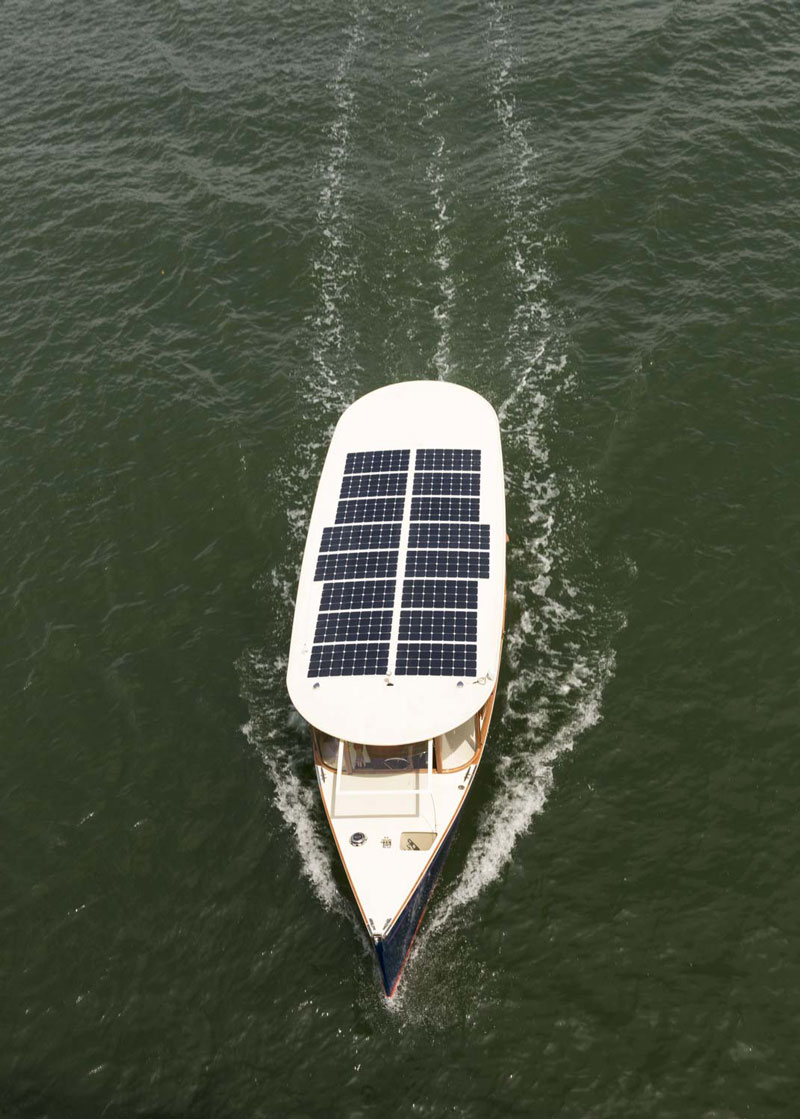 Ferry solar panels